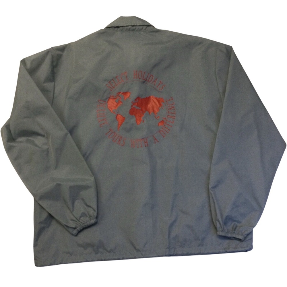Hack Vintage Nylon Jacket Size Large‎ Tour/Vacation Minimalist Outdoor Preowned